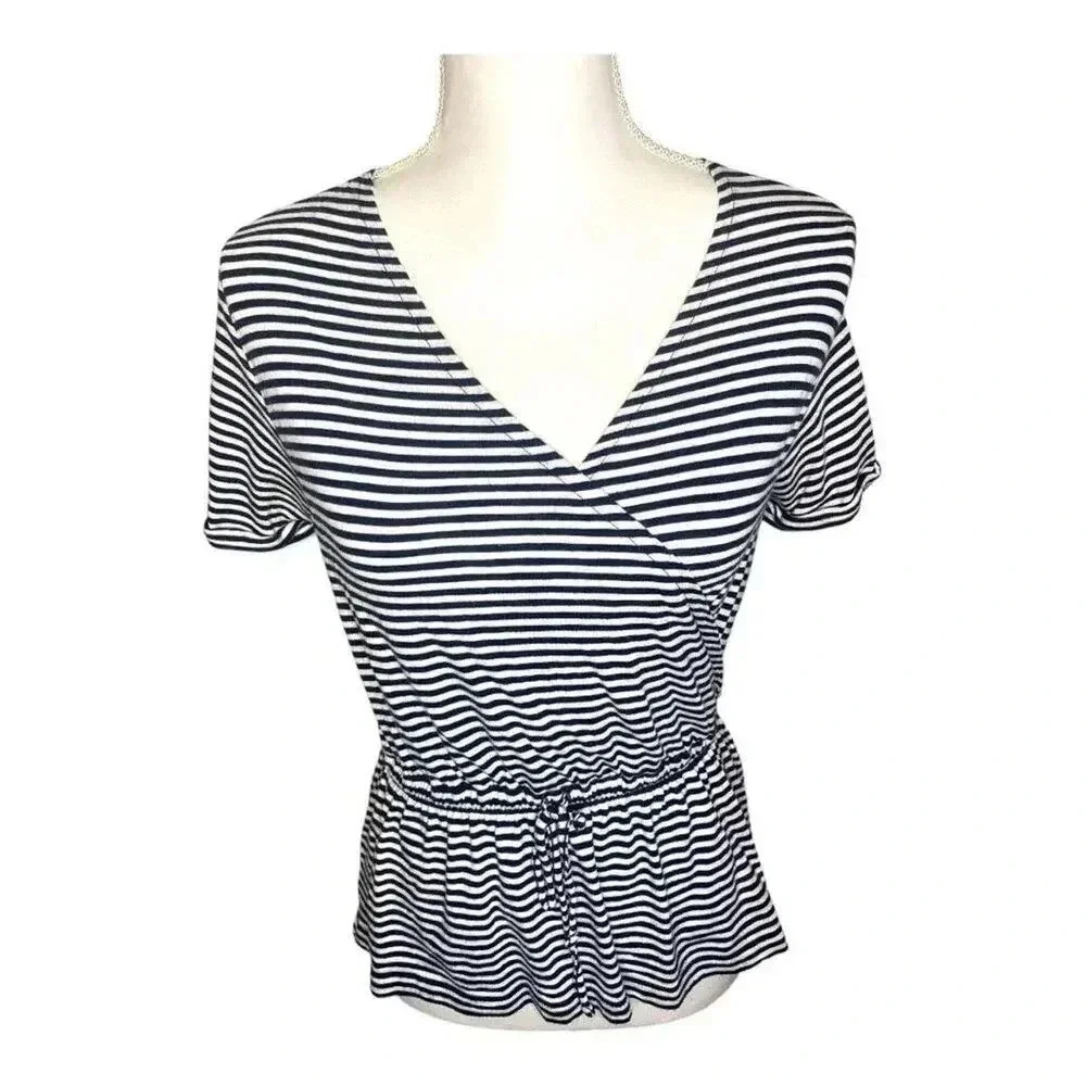 Vineyard Vines Women’s XS Striped Knit Wrap Top‎
